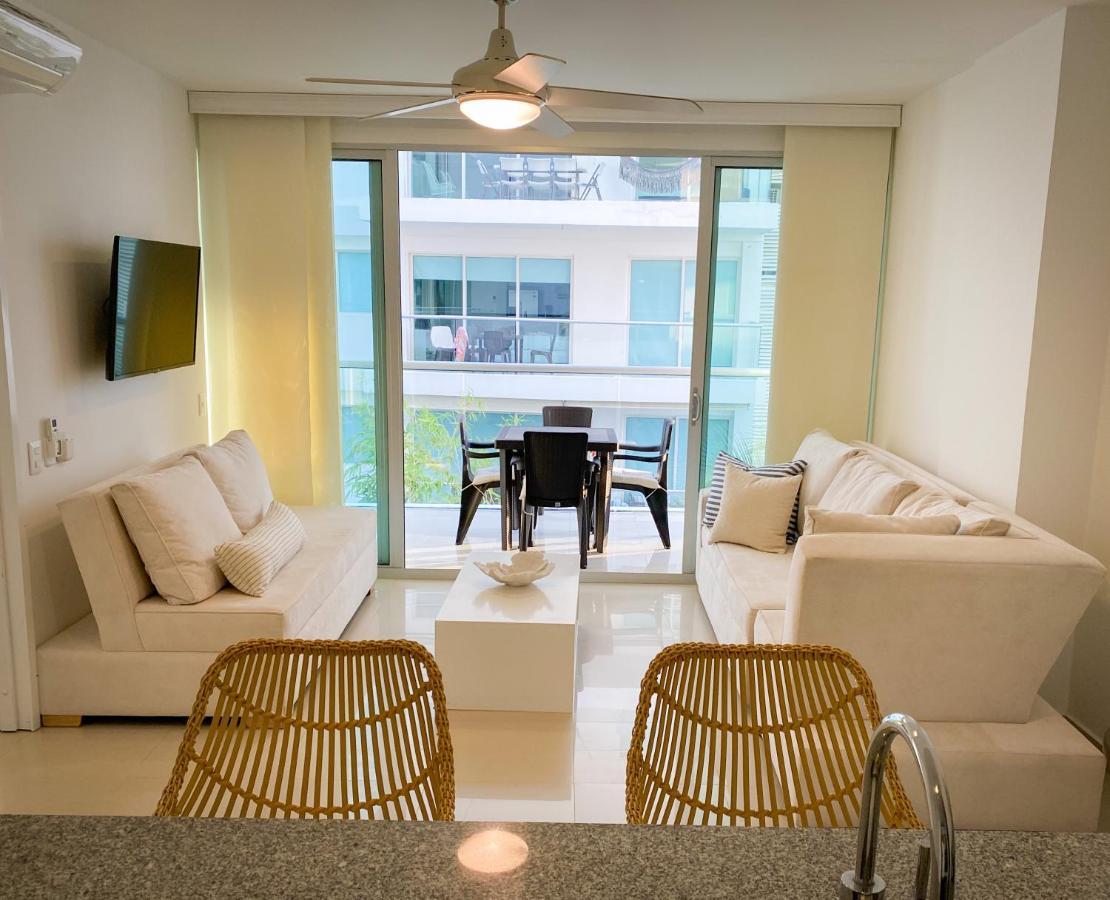 Vista Al Mar En Cartagena , Apartamento En Morros Картахена Экстерьер фото